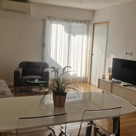 Centre De - A-c - Wifi - Balcon 500m Promenade Des 公寓